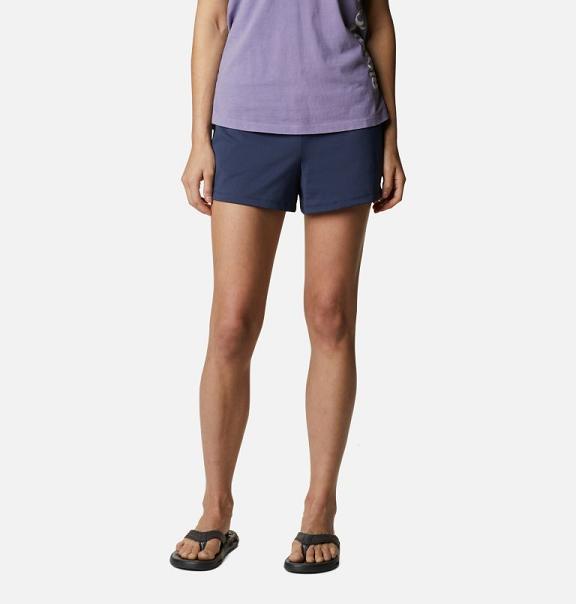 Columbia Sandy Creek Shorts Blue For Women's NZ61395 New Zealand